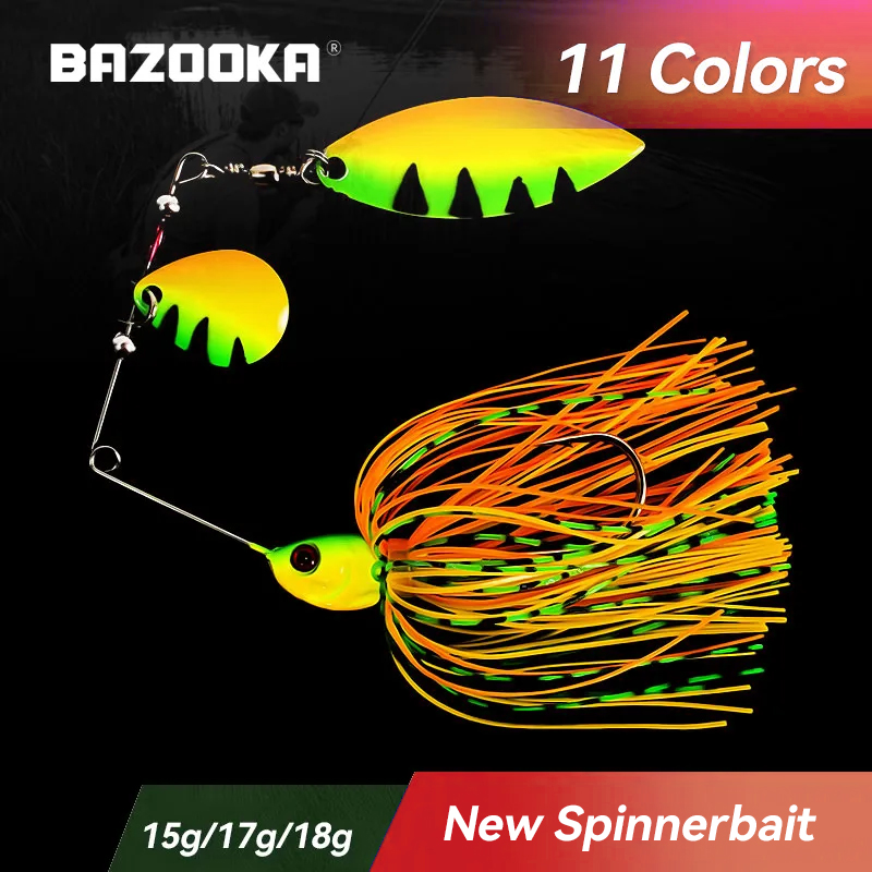 Fishing Lure Jerkbait - Bazooka 15g 18g Spinnerbait Richiamo di