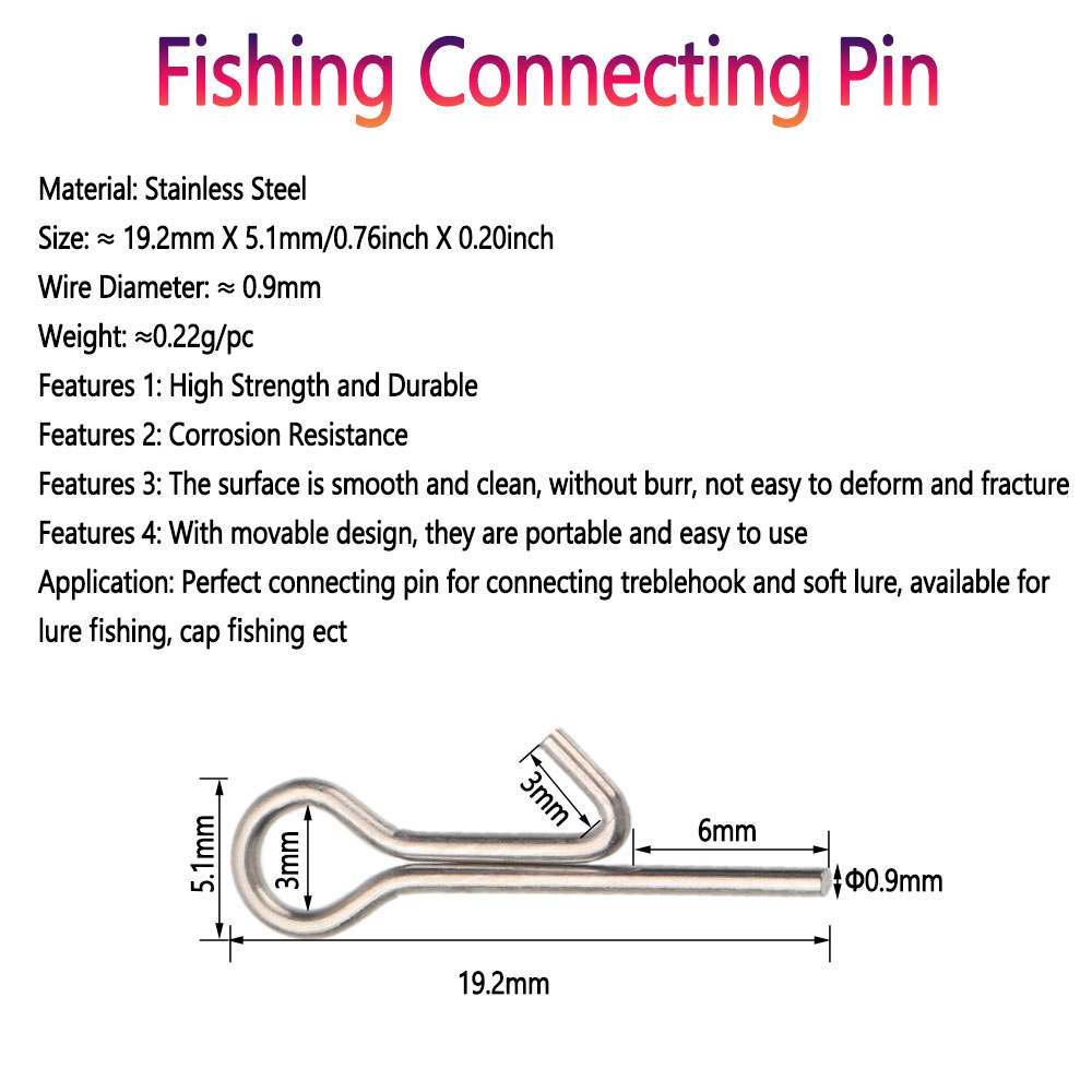 50/100 pz. Ganci a punta per e - Fishing Lure Accessories recensione e prezzo