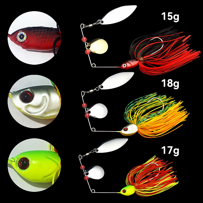 Bazooka 15g 18g Spinnerbait Ri - Fishing Lure Jerkbait recensione e prezzo