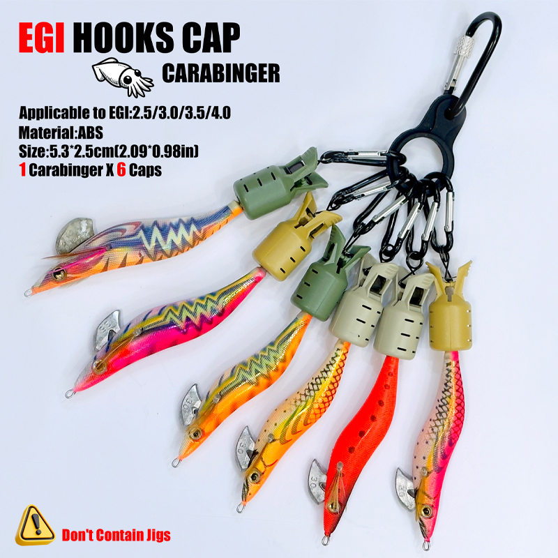 Calamari Jig Hook Caps e Mosch - Fishing Lure Accessories recensione e prezzo