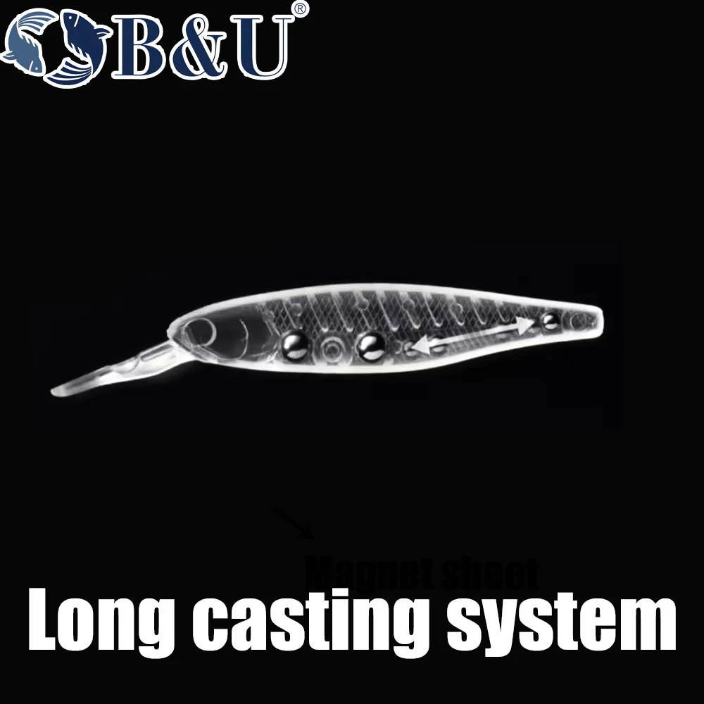 B&U 68mm Stampa 3D Shad Sospes - Fishing Lure Jerkbait recensione e prezzo