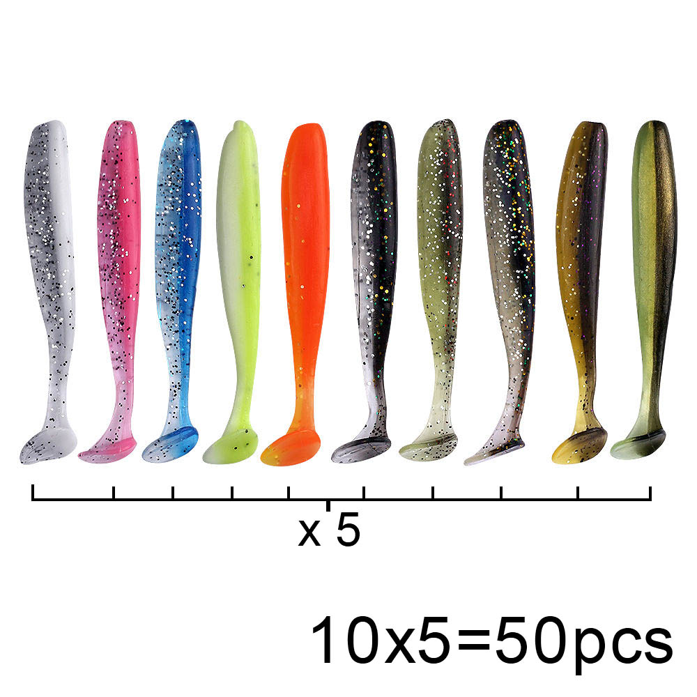 QXO 50 Pz/lotto Swimbait Richi - Fishing Lure Soft Plastic recensione e prezzo